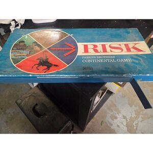 Vintage 1968 Risk Board Game Parker Brothers Continental Game Complete Set